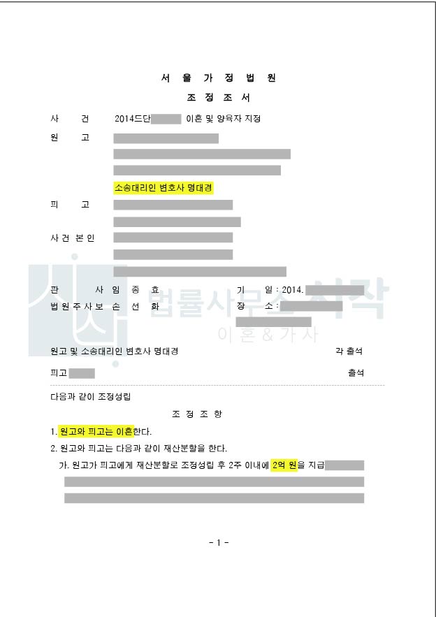 혼인기간이 긴 수백억 재산가인 유명기업인 사건