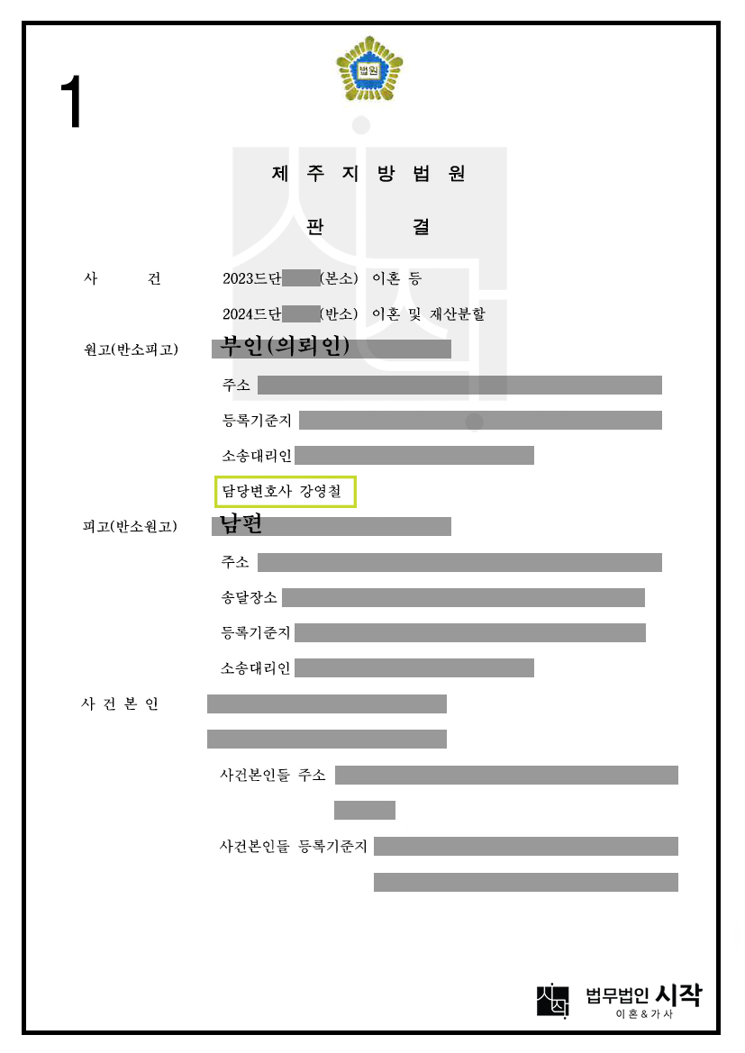 남편이 재산이 전혀 없고, 재판 도중 개인파산신청을 한 상태에서도 양육비를 인용한 사례