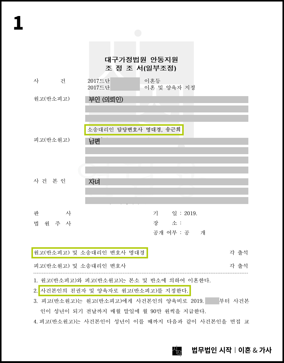 가출한 남편과 이혼하고, 위자료 1,500만원을 지급받은 사례