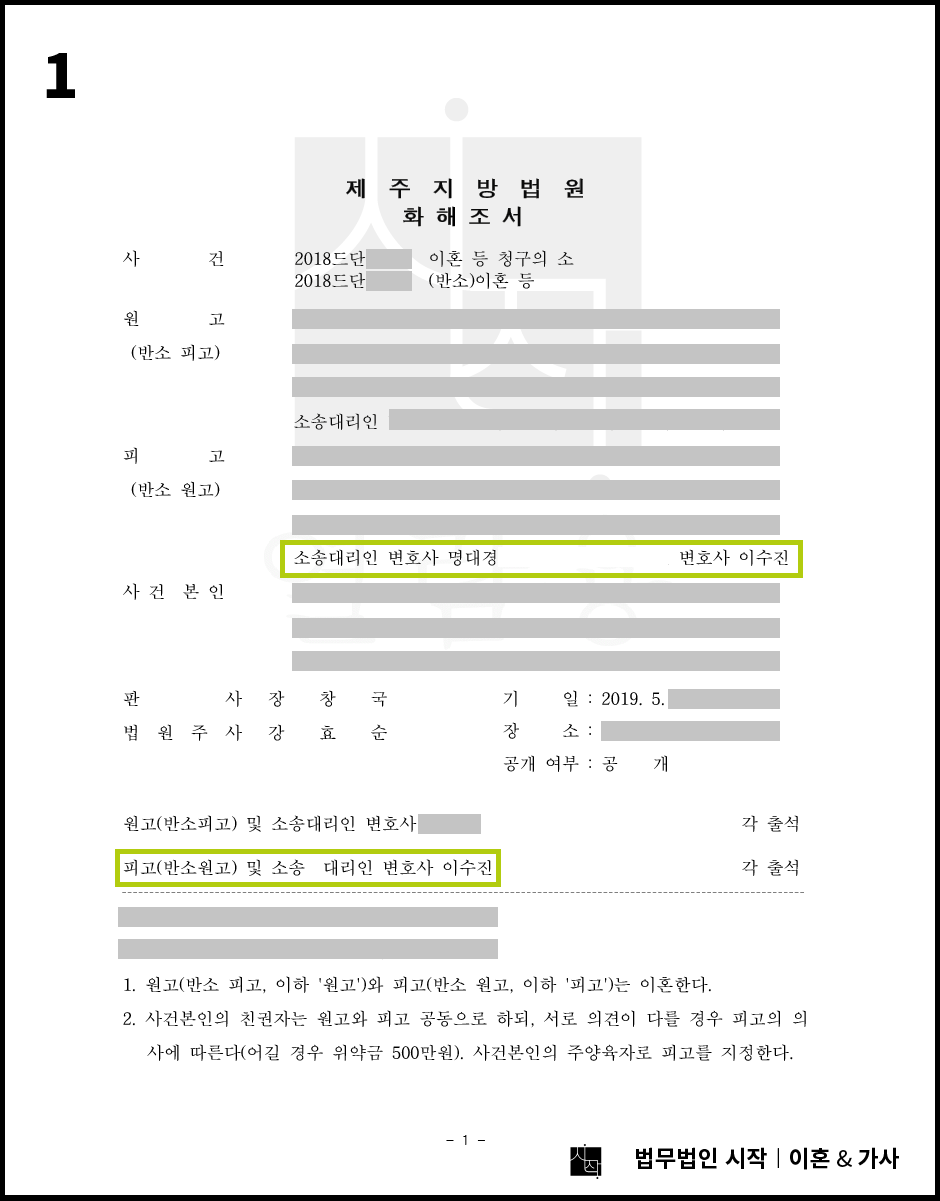 부부 양쪽 다 양육자로서 흠이 없는 경우 양육권을 가져온 사례