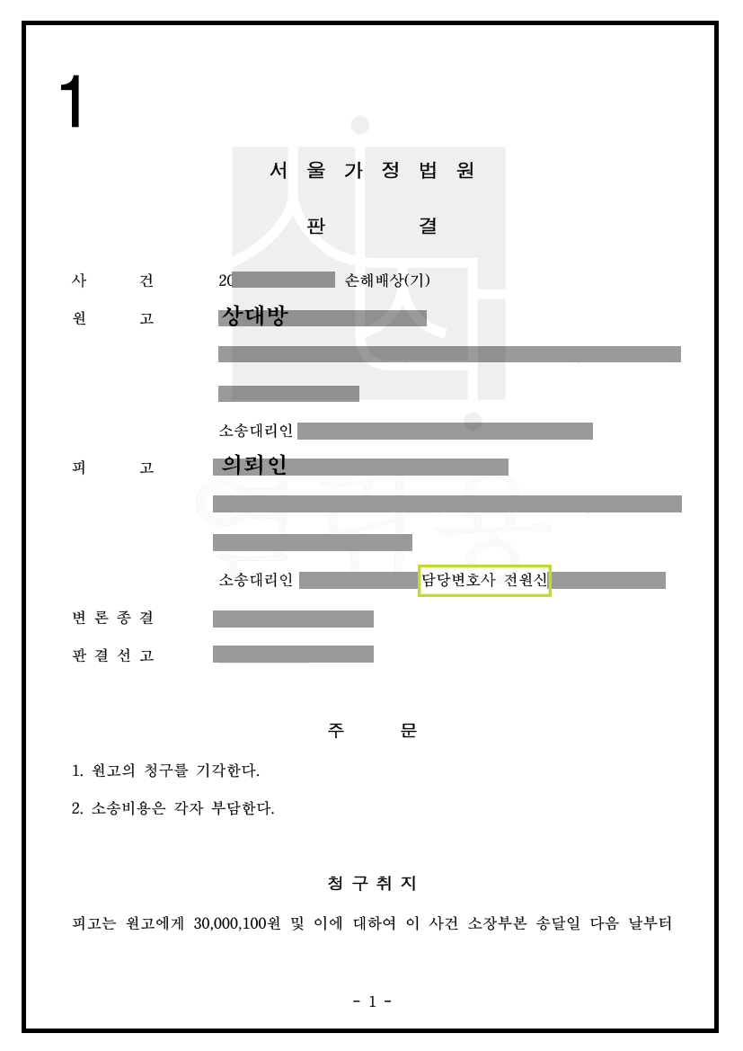 배우자가 있는 줄 알고도 부적절한 연락을 했음에도 상간 위자료 ‘0원’ 방어