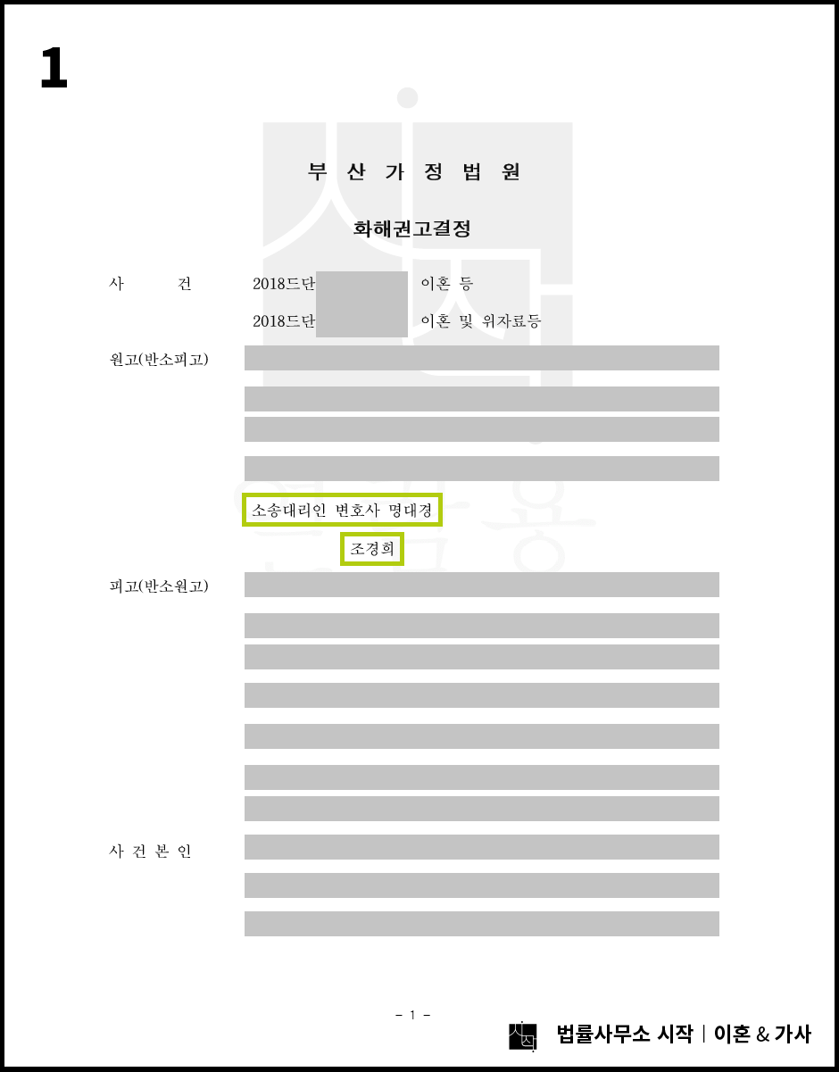 양육권을 확보하고 거액의 재산분할을 피한 사례