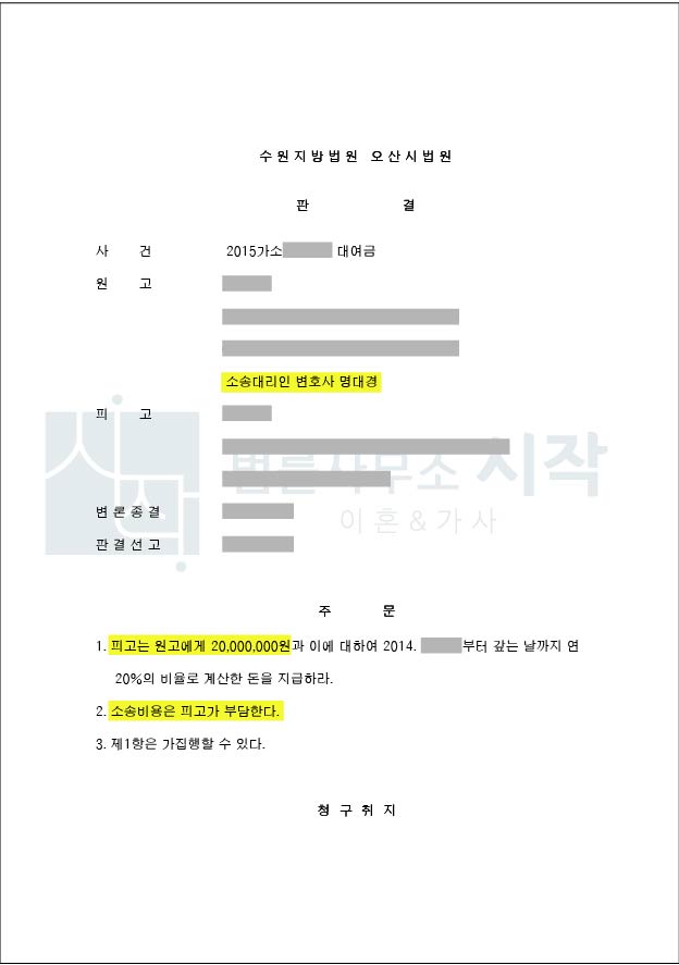 협의이혼 당시 문서의 효력